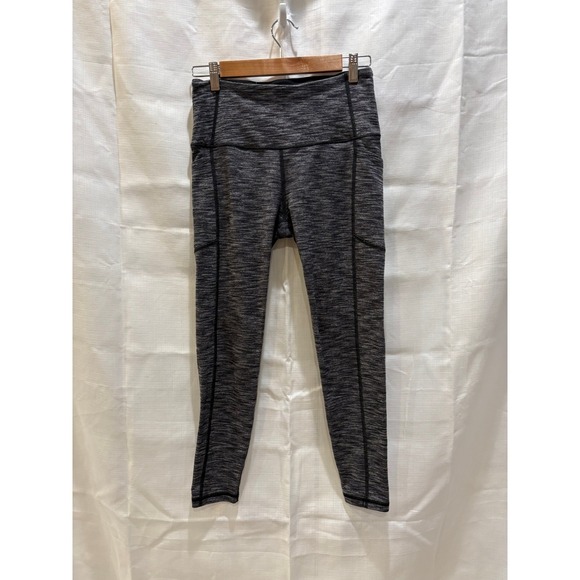 Victoria Sport Knockout Leggings Black Grey Heathered Activewear Size M - Picture 2 of 6